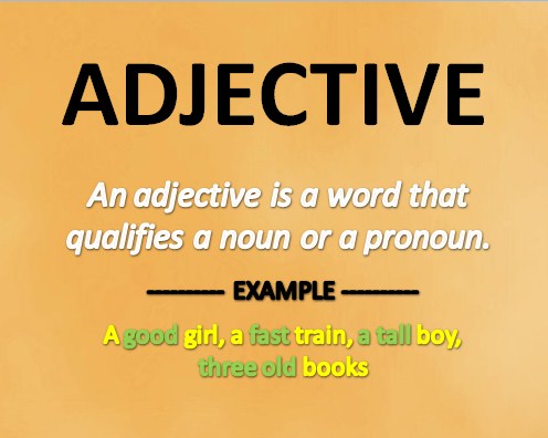 adjective meaning
