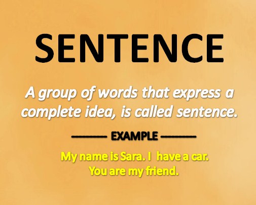sentence meaning 