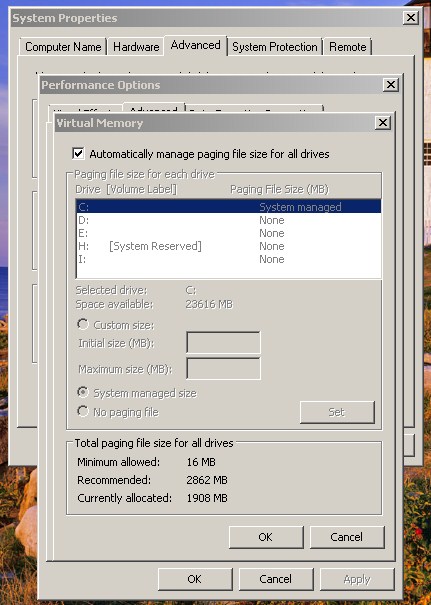 virtual memory setting windows