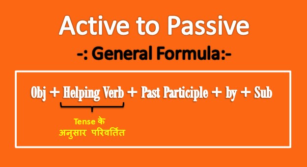 formula active to passive