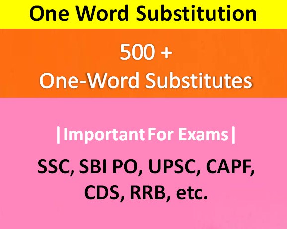 one word substitution